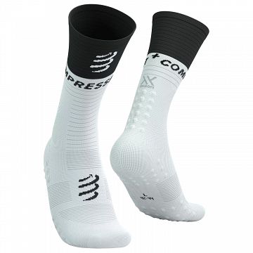Compressport Mid Compression Socks White / Black